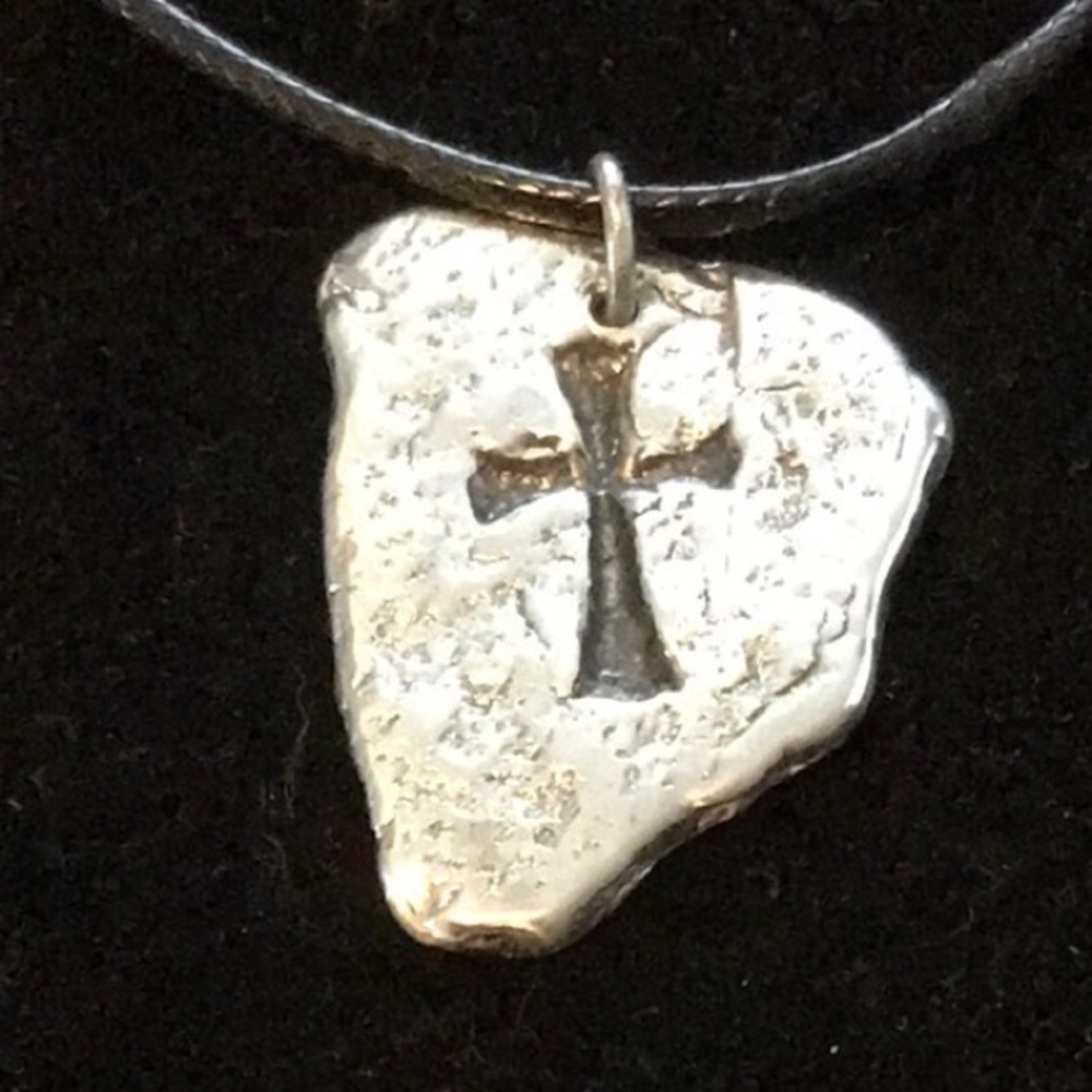 Unisex 925 cross pendant